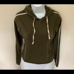 On Fire Cropped Hoodie